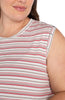 SLEEVELESS DOLMAN KNIT TOP
