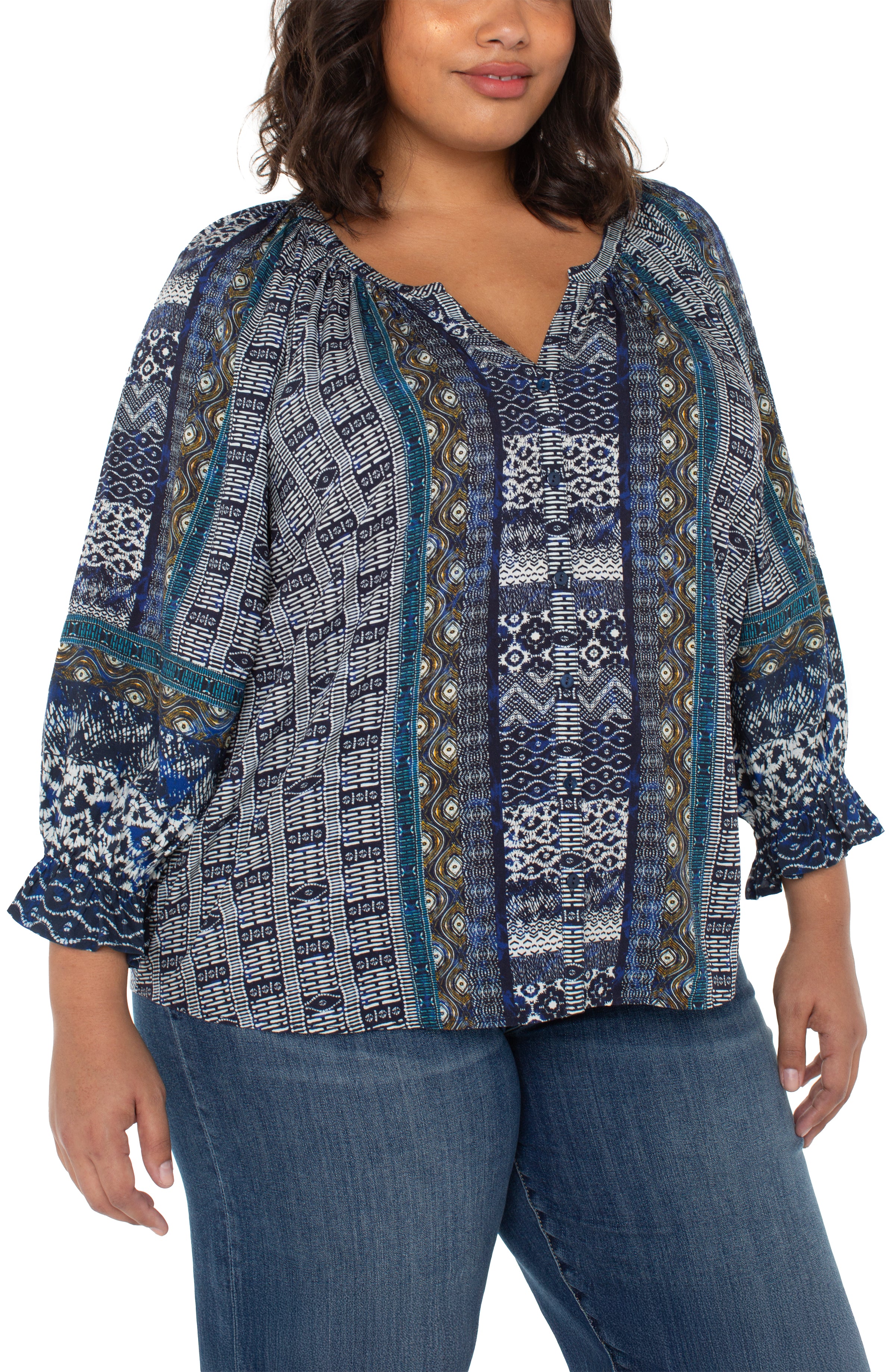 BLUE SHIBORI MULTI