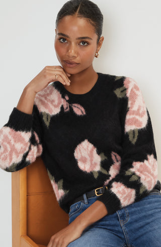 BLACK FLORAL MULTI
