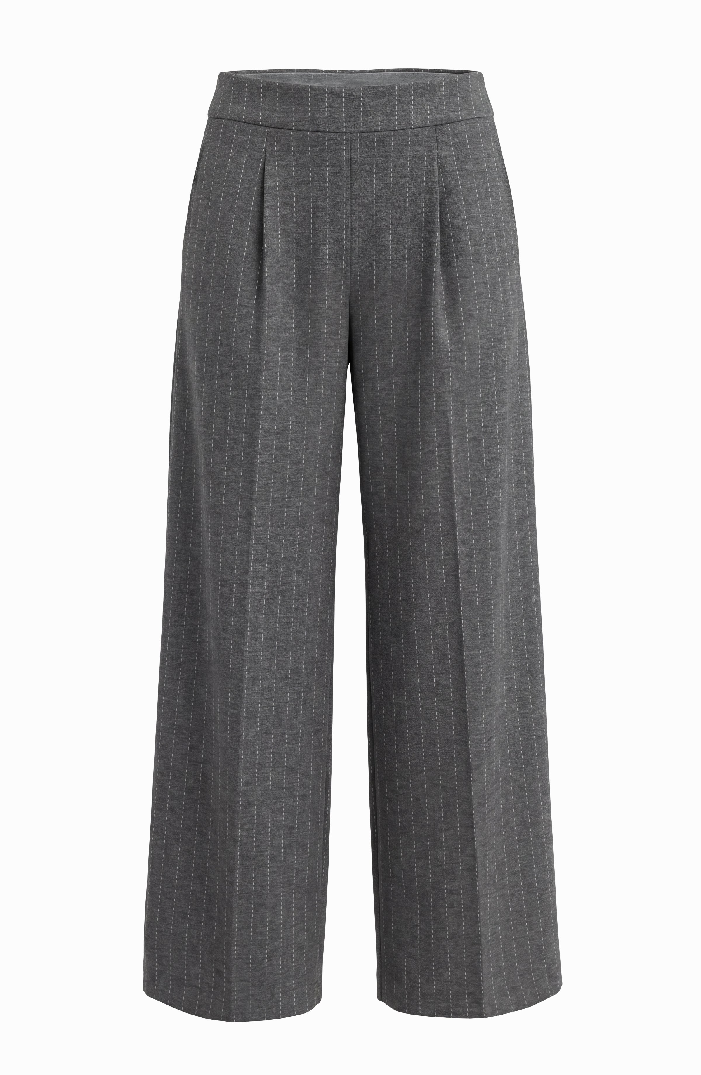 HEATHER GREY TICKING STRIPE