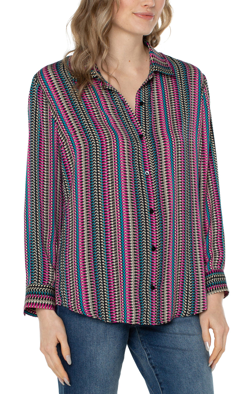 BUTTON UP WOVEN BLOUSE-3