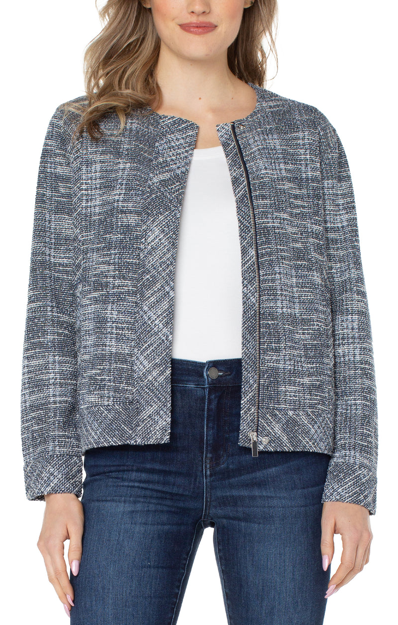 ROYAL NAVY PLAID BOUCLE-1