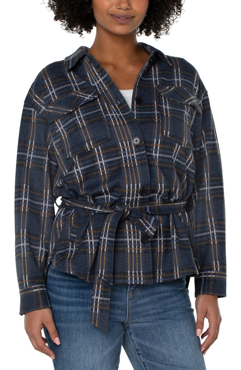 BLACK QUEEN BLUE PLAID-4