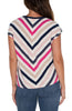 FUCHSIA NAVY MULTI STRIPE