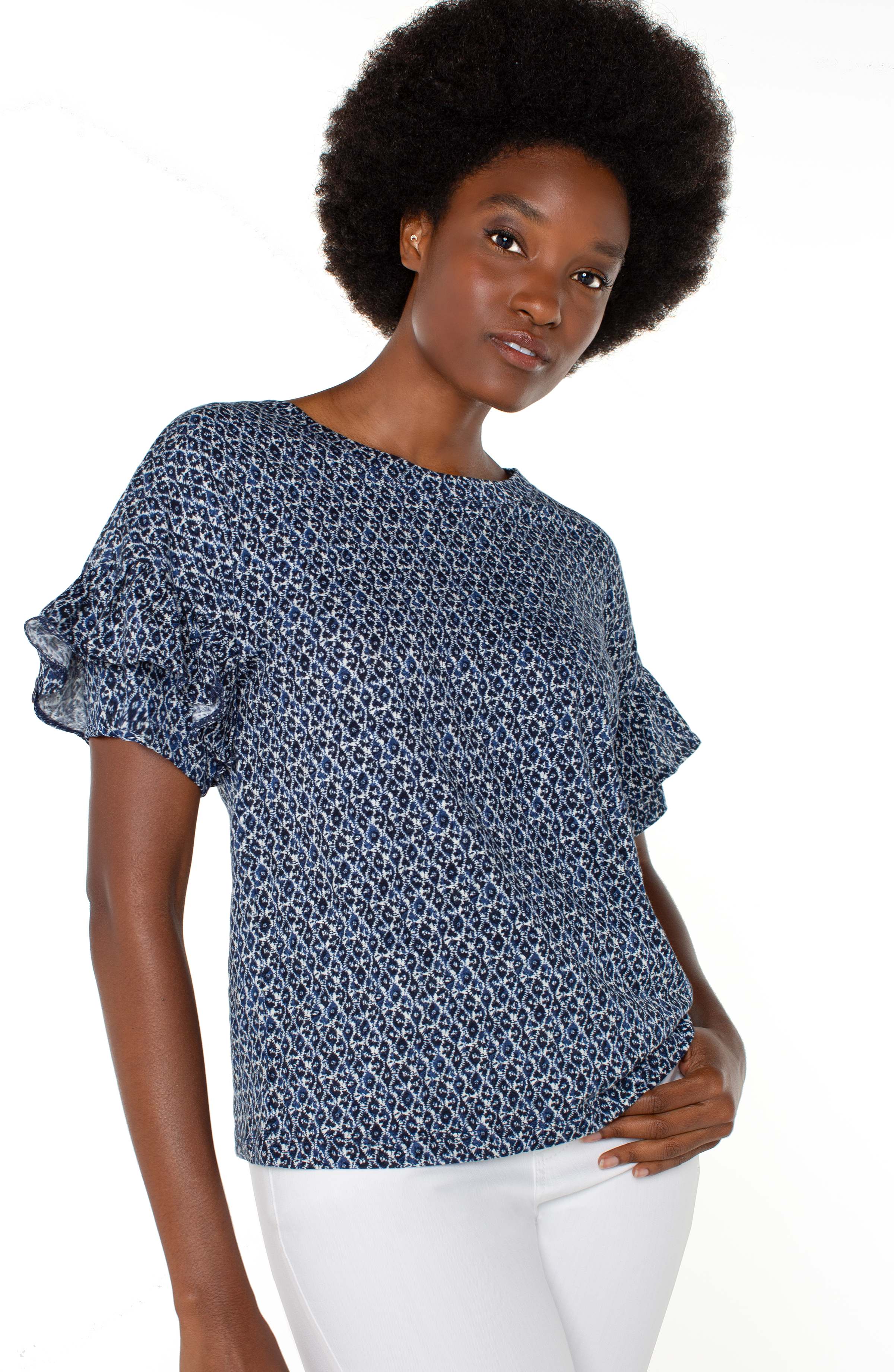 NAVY CREAM BATIK MULTI