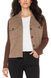 BROWN CAMEL HERRINGBONE
