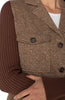 BROWN CAMEL HERRINGBONE