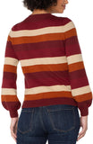 BURGUNDY MULTI STRIPE