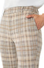 KHAKI CREAM PLAID