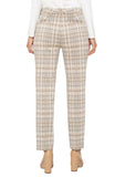 KHAKI CREAM PLAID