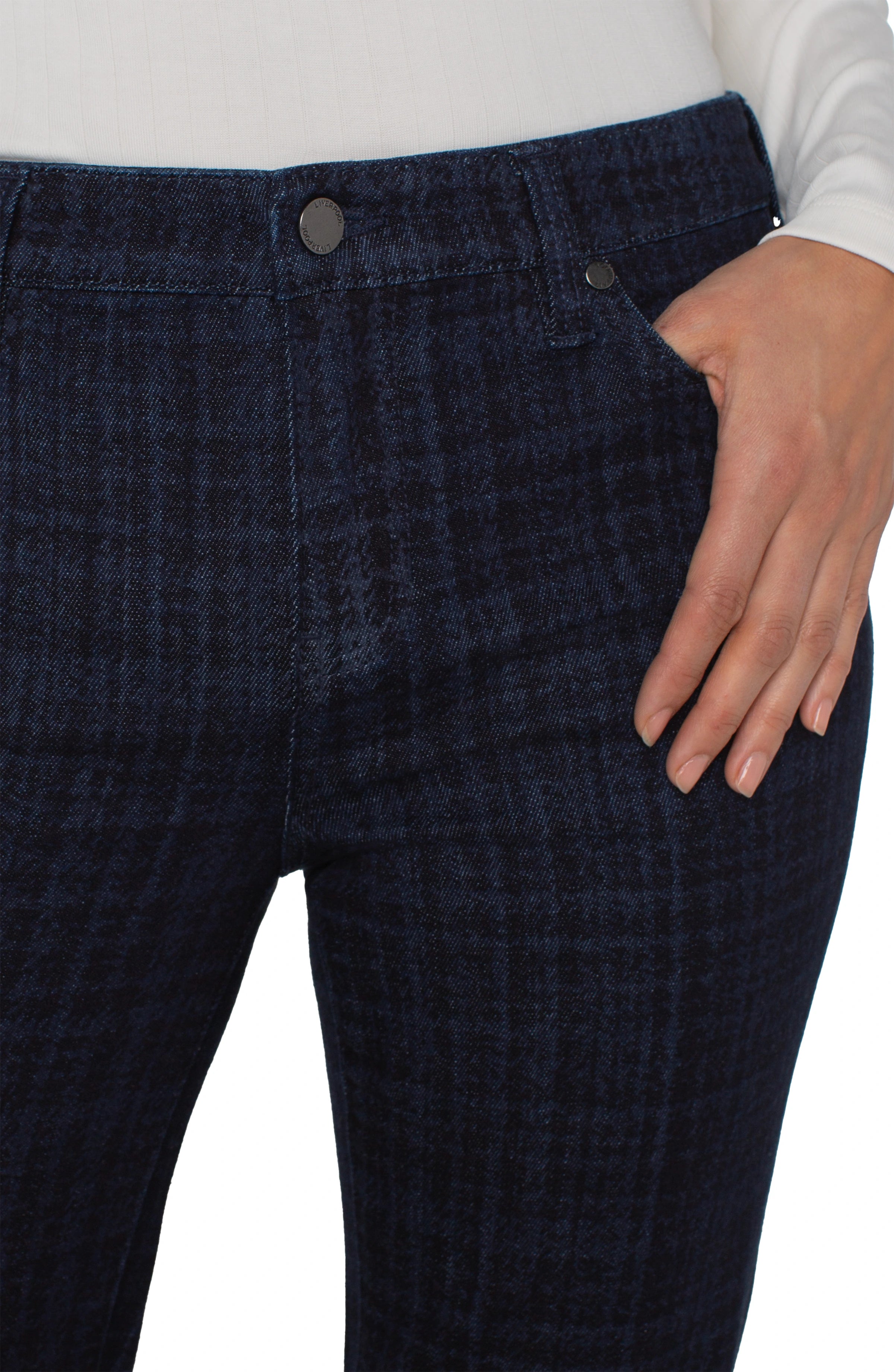 INDIGO PLAID