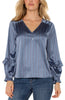 CHAMBRAY RUST PINSTRIPE