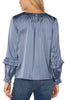 CHAMBRAY RUST PINSTRIPE