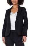 HINT OF NAVY STRIPE