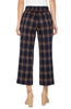 NAVY TOFFEE PLAID