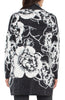 BLACK WHITE FLORAL