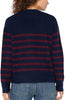 BURGUNDY NAVY STRIPE