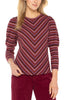 BURGUNDY MULTI STRIPE