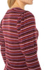 BURGUNDY MULTI STRIPE