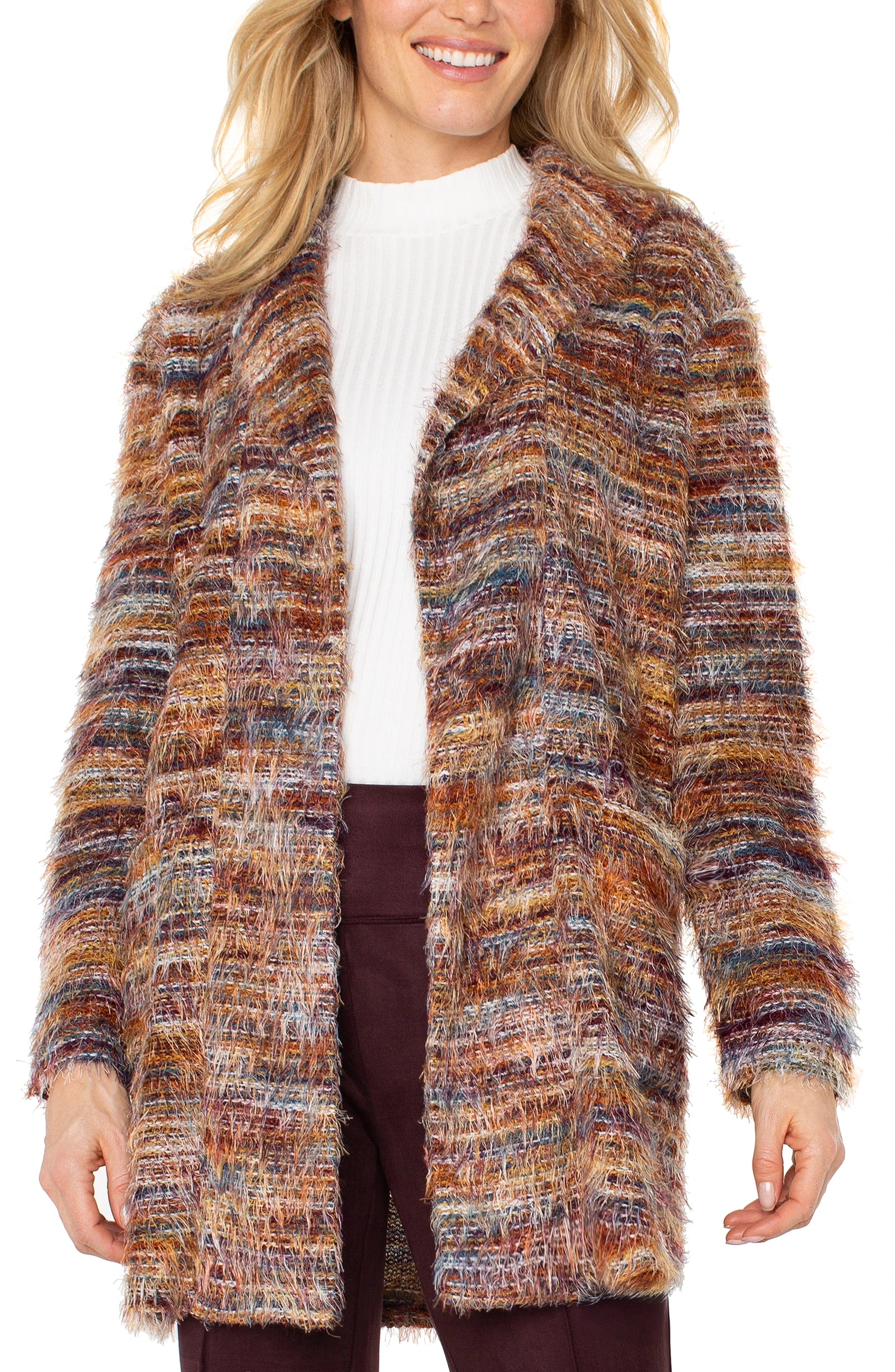 MULTI FEATHER KNIT