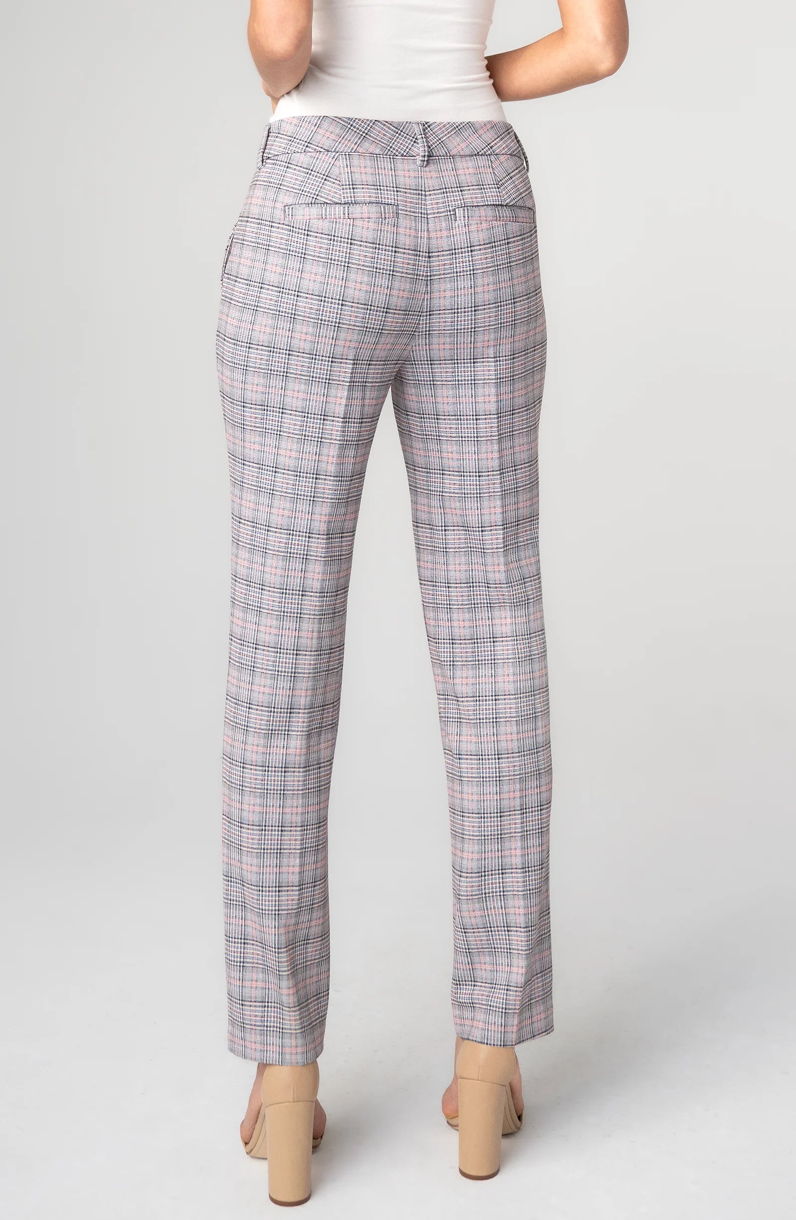 GREY BLUSH PLAID