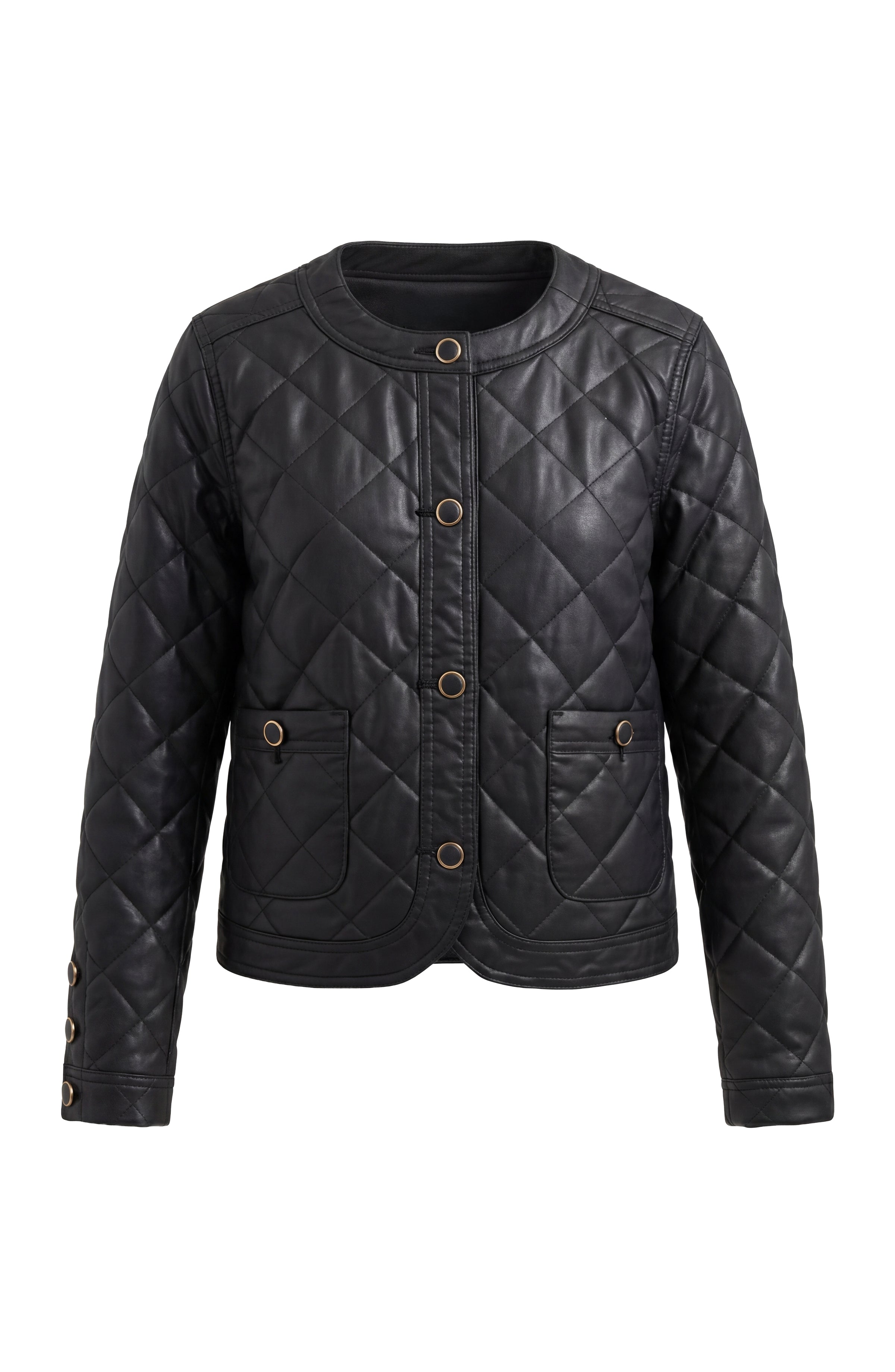 QUILTED BLACK