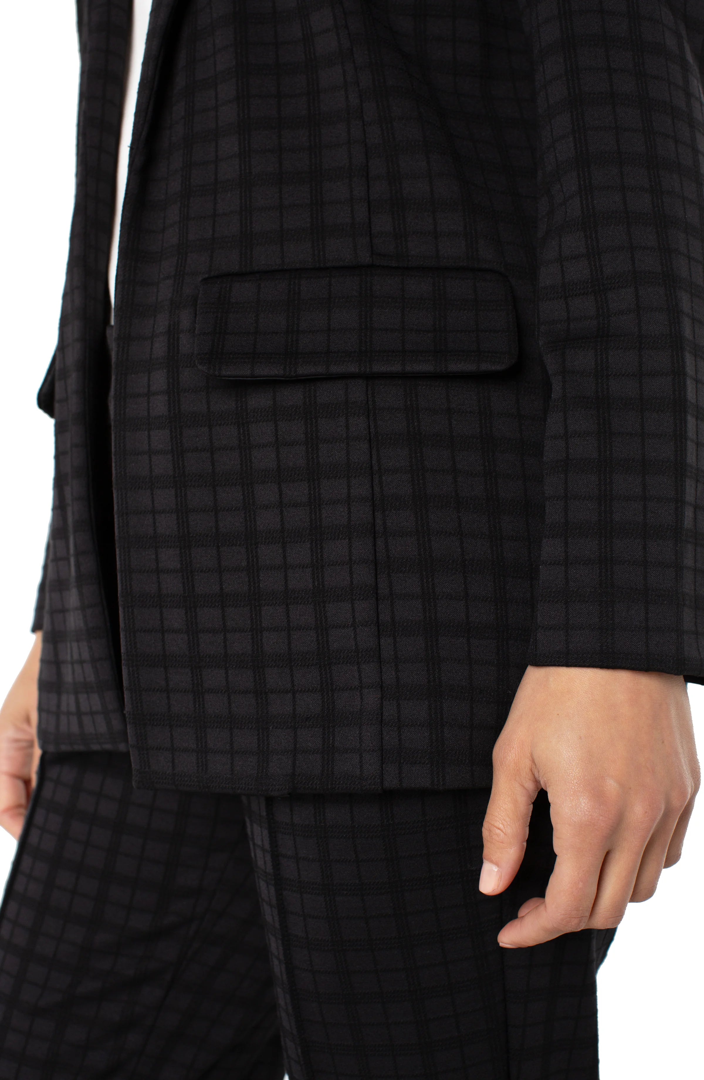 BLACK TATTERSALL CHECK