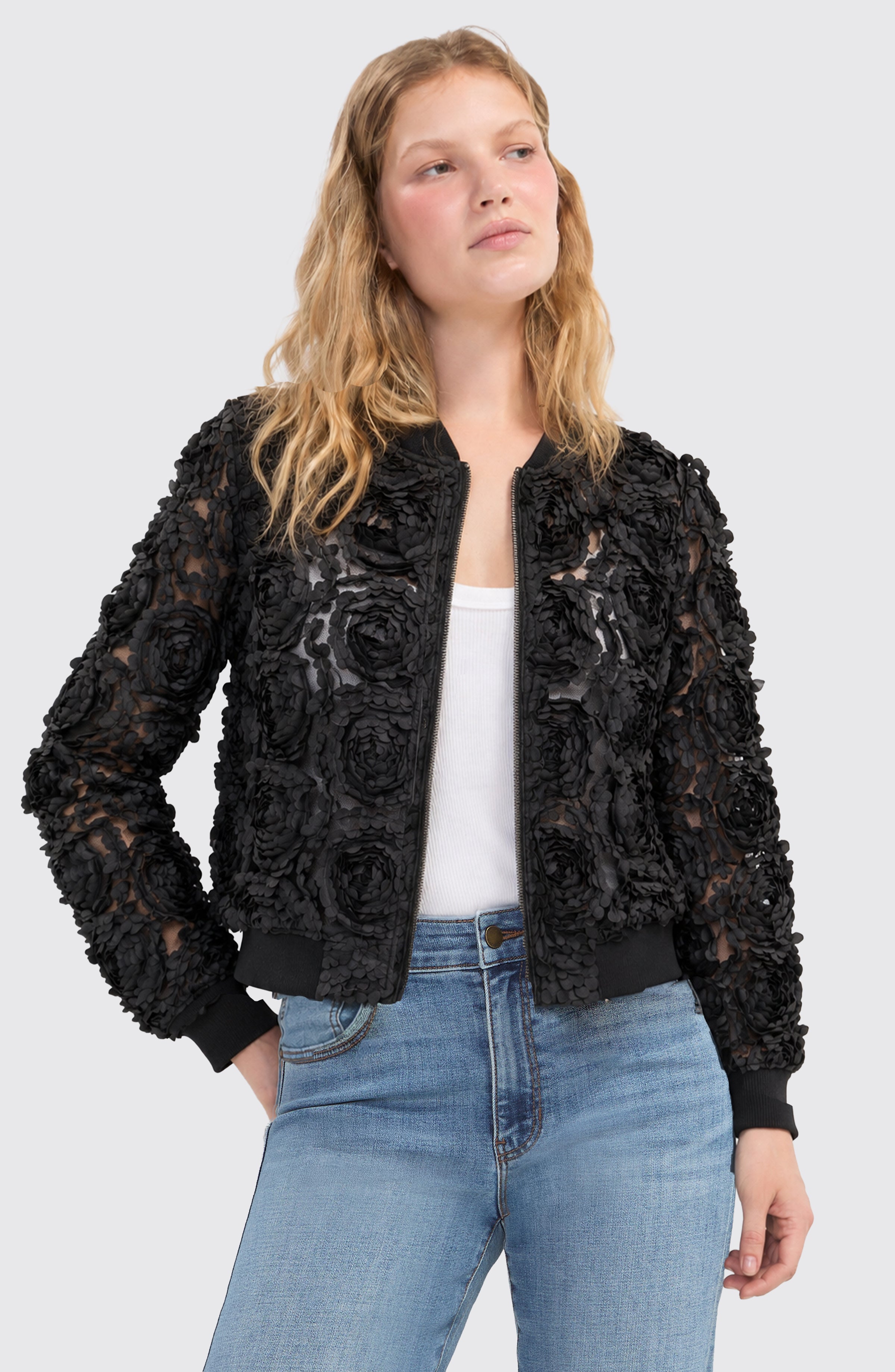 BLACK FLORAL
