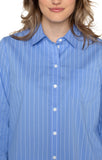 LIGHT BLUE WHITE PINSTRIPE