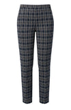 NAVY TAN PLAID