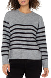 LT GREY CHARCOAL STRIPE