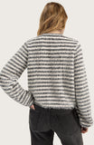 CREAM BLACK STRIPE