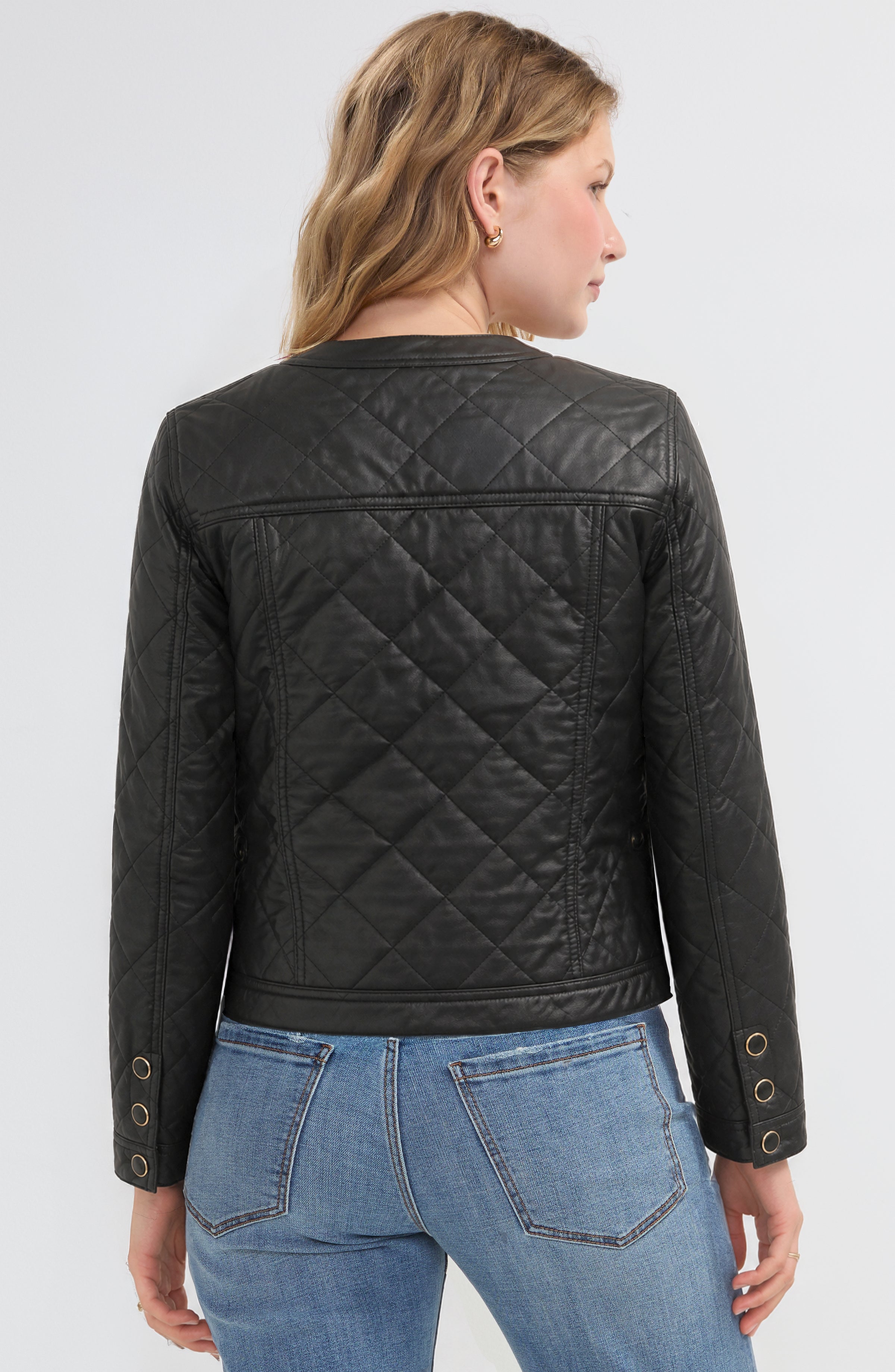 QUILTED BLACK