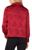DARK RED FLORAL