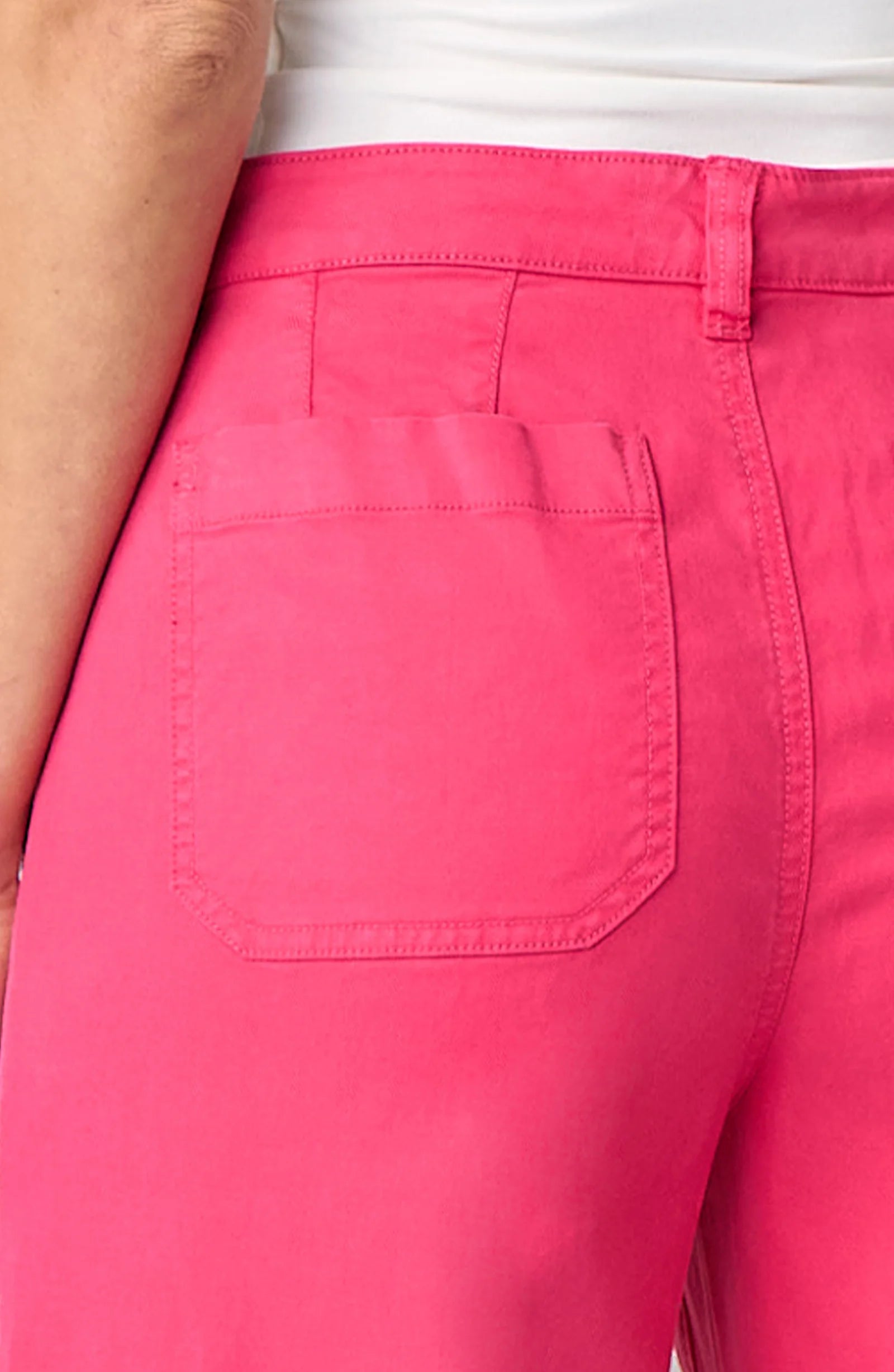 CROP WIDE LEG WITH PATCH POCKETS – LIVERPOOL LOS ANGELES