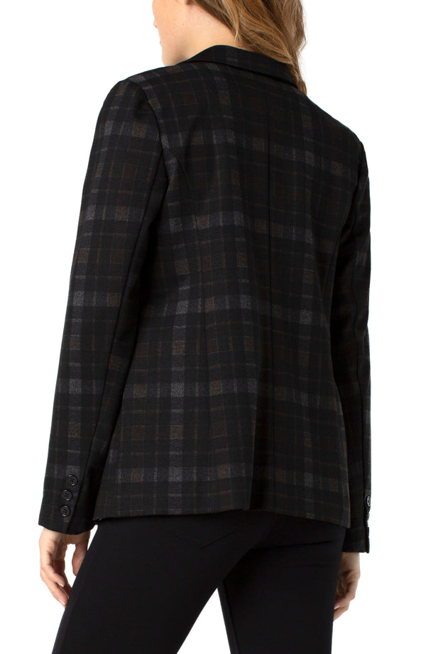 COPPER BLACK TARTAN PLAID - View 2