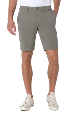 Open MODERN FIT TWILL SHORT PALM-1 in gallery view