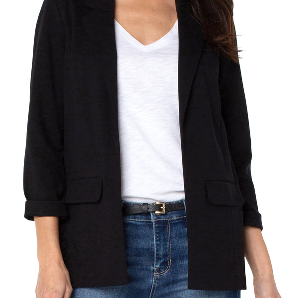 Jacquard boyfriend blazer hot sale for women