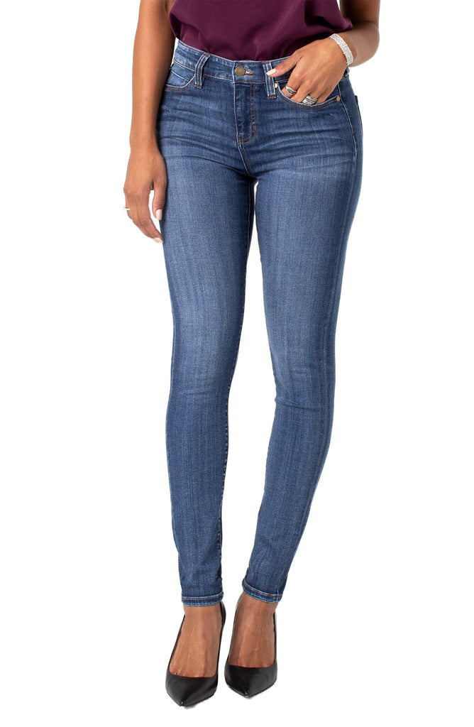 PETITE ABBY SKINNY HIGH PERFORMANCE DENIM LIVERPOOL LOS ANGELES