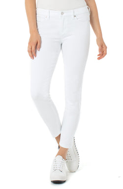 Open ABBY ANKLE SKINNY STRETCH ECO BRIGHT WHITE-1 in gallery view