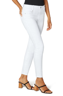 Open THE GIA GLIDER® ANKLE SKINNY BRIGHT WHITE-1 in gallery view