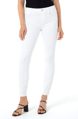 Open THE GIA GLIDER® ANKLE SKINNY WHITE-1 in gallery view