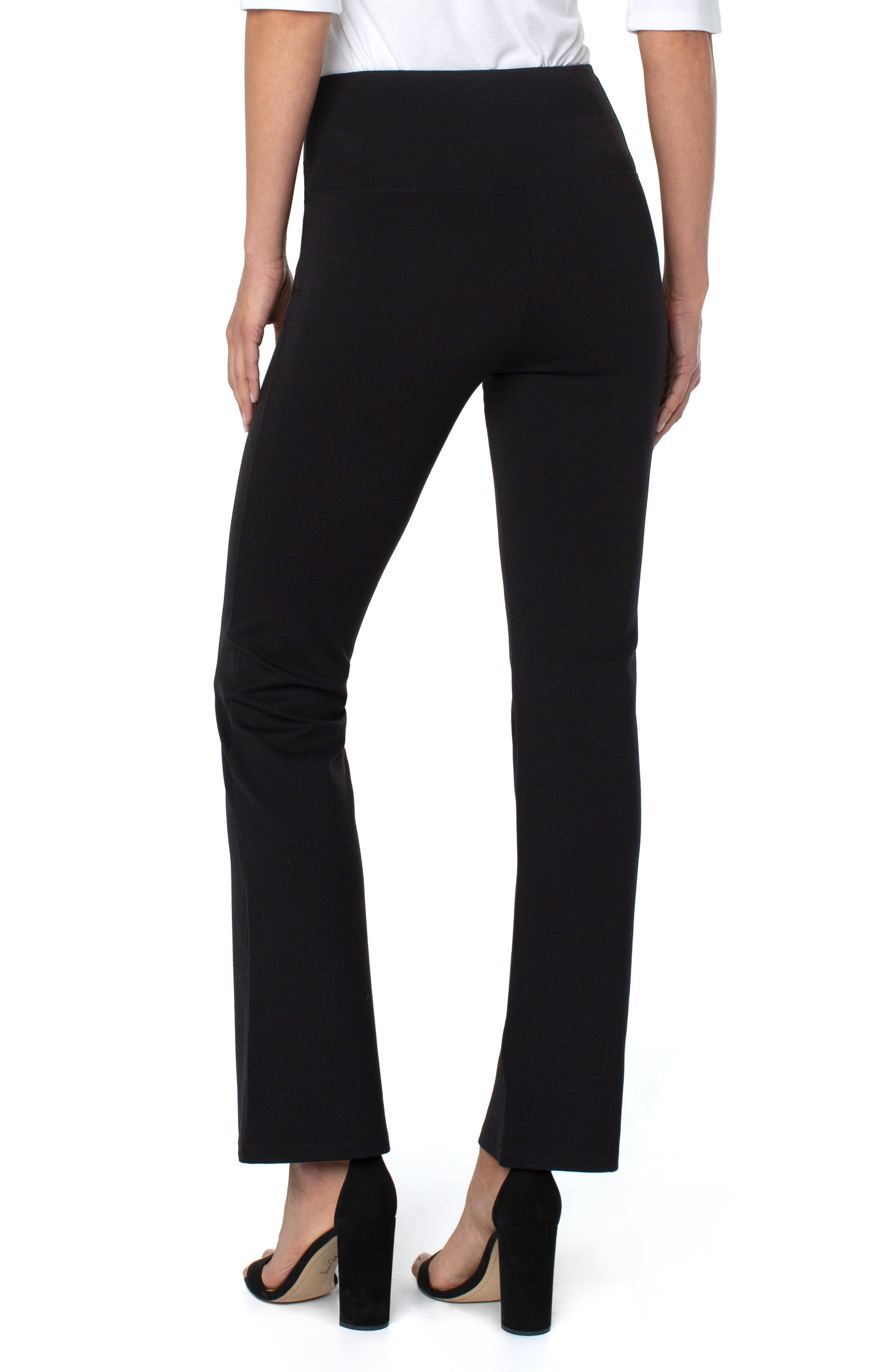 Liverpool Pearl Full Length Flare Pant - Black XS Liverpool Pearl Full Length Flare Pant - Black XS