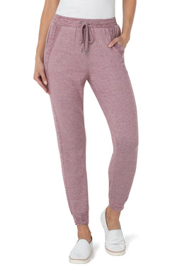 Open SOFT ATHLEISURE JOGGER MAUVE HEATHER-1 in gallery view
