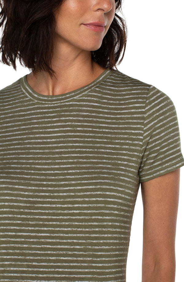 SMOKEY OLIVE STRIPE - View 2