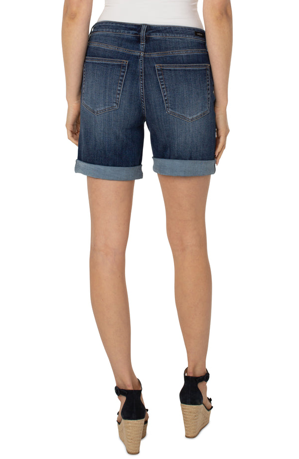 MARLEY GIRLFRIEND SHORT WITH ROLL CUFF - View 2