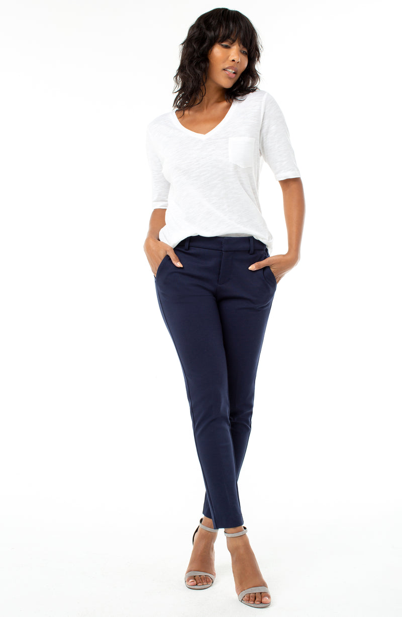 Liverpool Los Angeles Petite Kelsey Straight Leg Trousers in Super Stretch  Ponte Knit