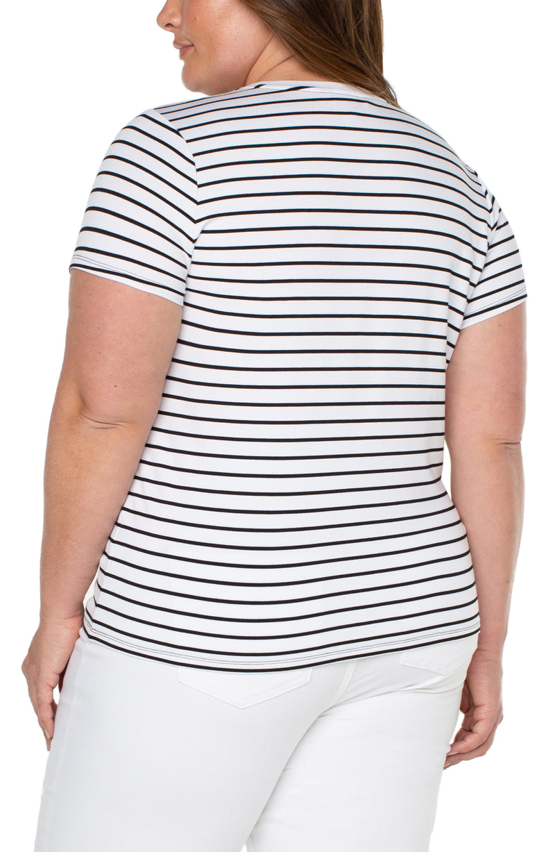 WHITE BLACK STRIPE-3