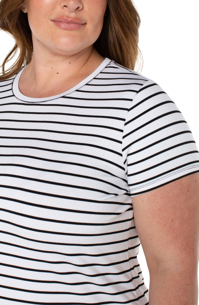 WHITE BLACK STRIPE-2