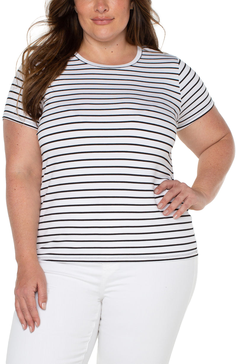 WHITE BLACK STRIPE-4